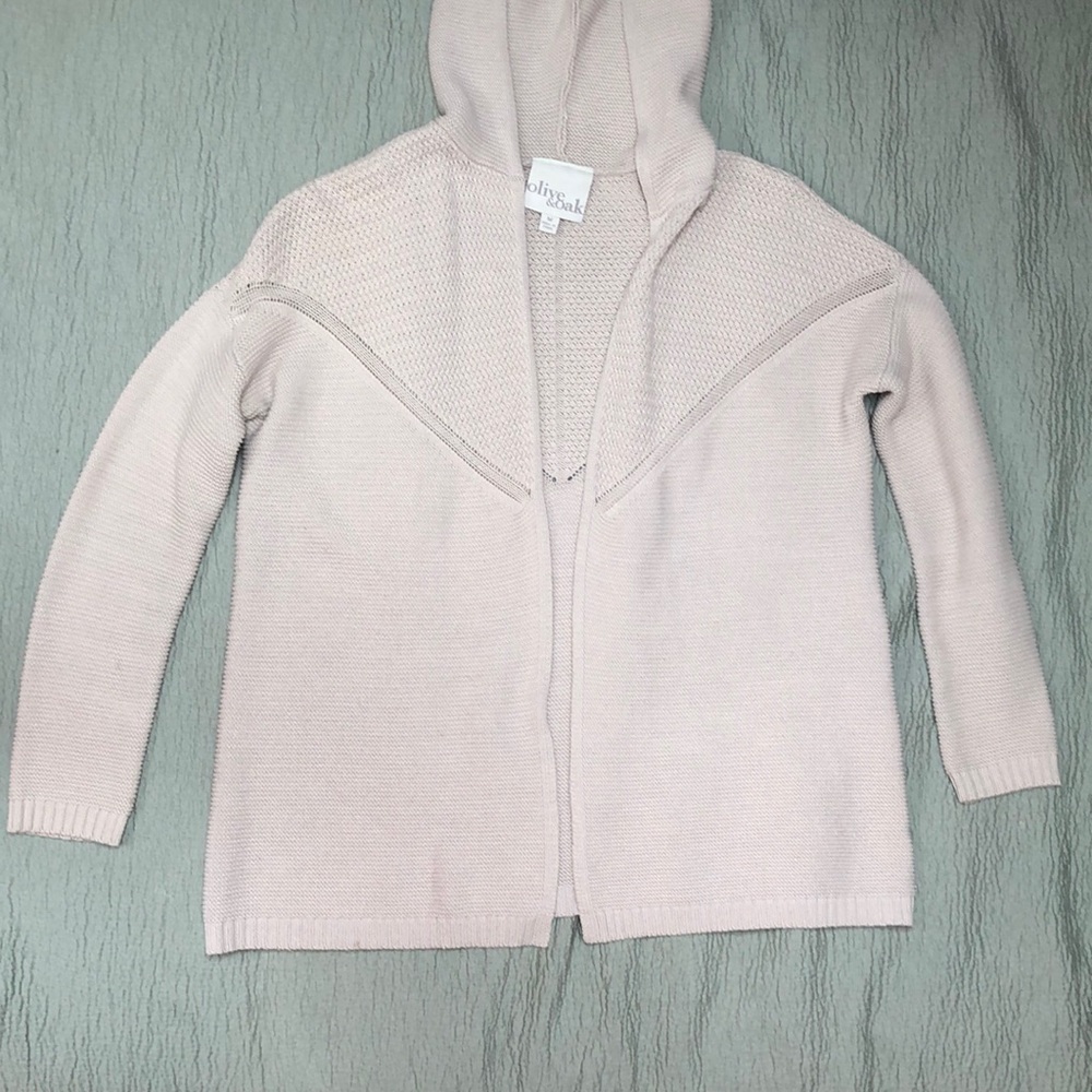 Hooded cardigan